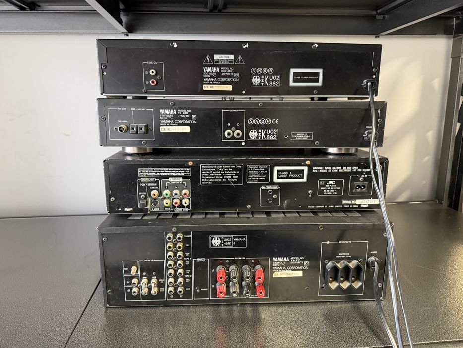 Wieża Yamaha AX-570, XV-521, TX-480, CDX-480, Sprawny zestaw, Wroclaw