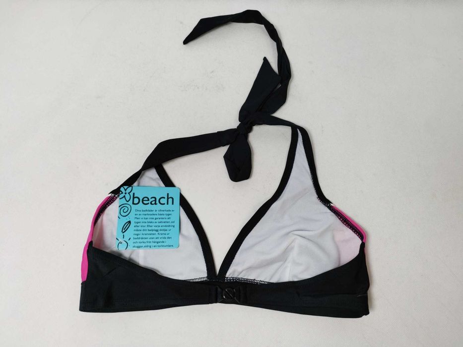 Strój kąpielowy dwuczęściowy sportowy bikini czarny 38/40 ST0195B