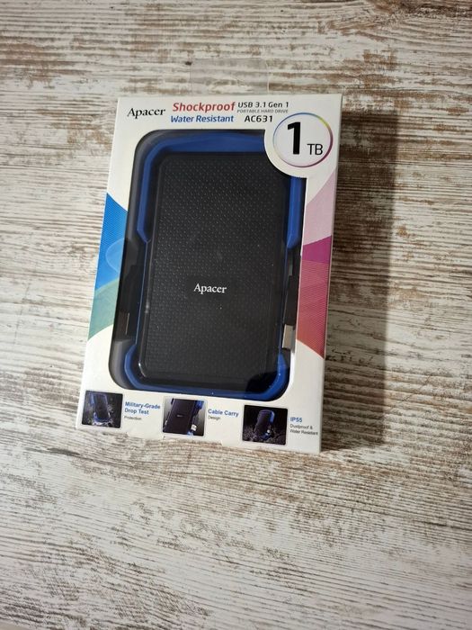 Жорсткий диск Apacer AC631 1TB 5400rpm 8MB AP1TBAC631U-1 2.5" USB 3.1