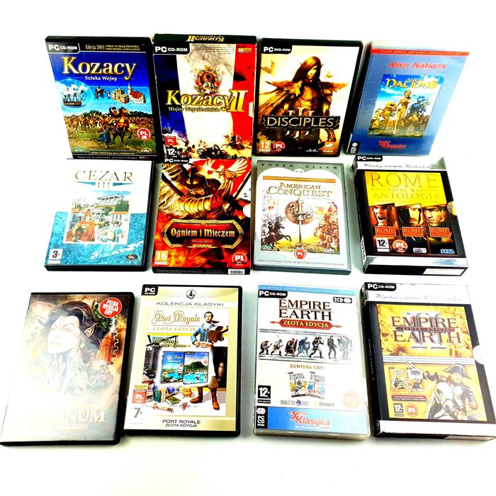 STRATEGIE PC PL Paraworld Robin Hood Krzyżacy Spellforce Śródziemie