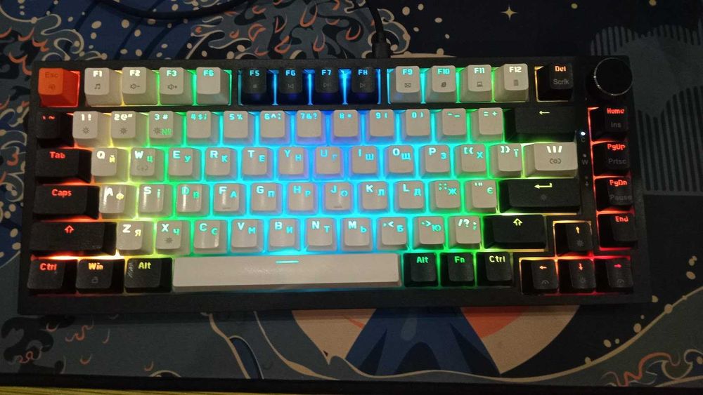 Клавиатура механическая проводная GamePro MK160B 75% RGB Black