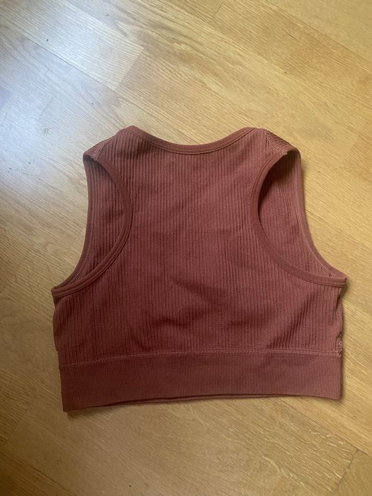 Спортивний топ, бра теракотового кольору