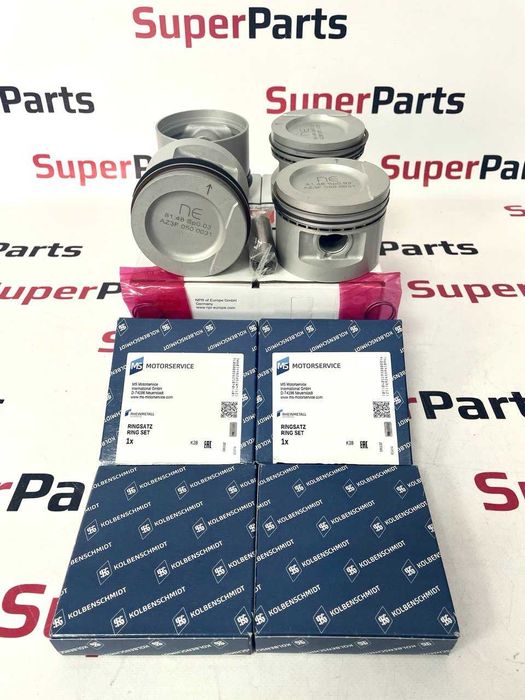 Поршні стандартні та ремонтні Volkswagen RP,ACC,ABS,ADZ,AAM 1,8L