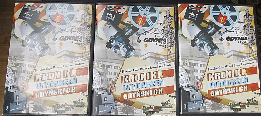 Kronika Wydarzeń Gdyńskich 3xdvd 2006 rok
