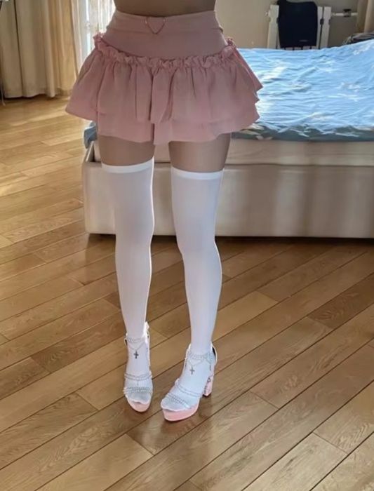 розовая милая юбка