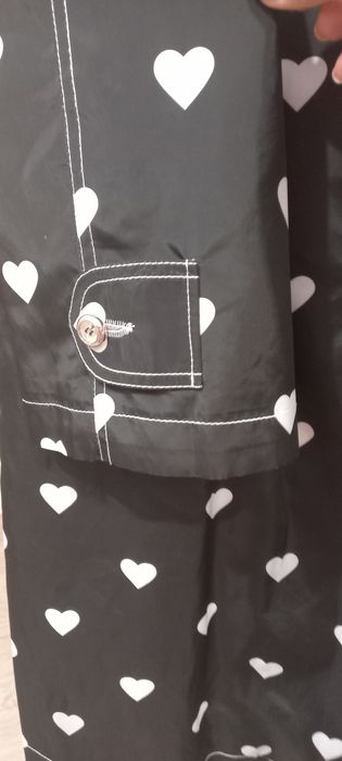 Плащ сердечко чорний