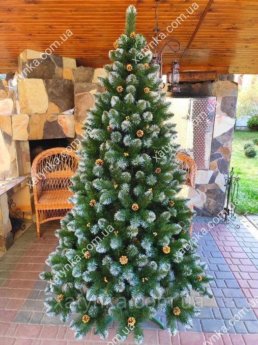 РОЗПРОДАЖ! Ялинка штучна Кармен Шишка 1.50 Золото Срібло Еліт Шишка