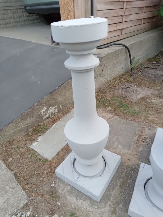 Słupki ozdobne taras ogród