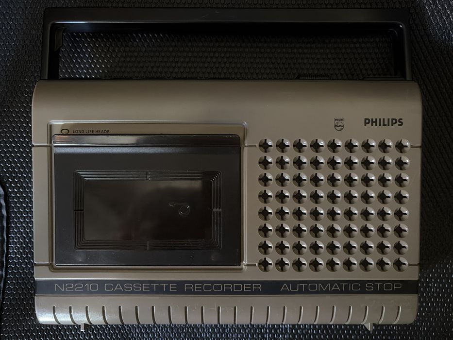 Philips N2210 Gravador de Cassetes Vintage