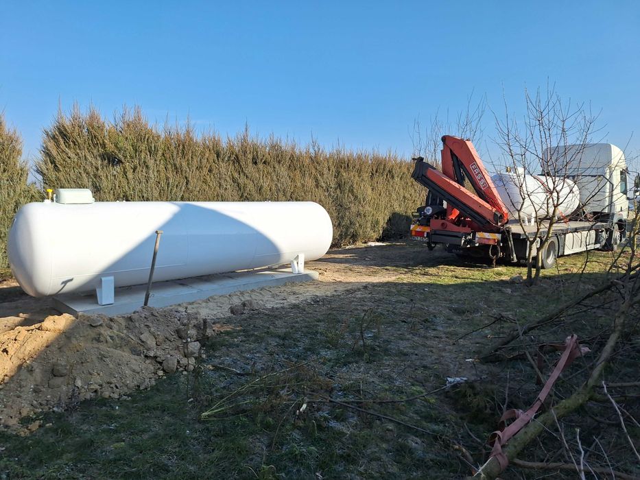 ZBIORNIK gaz propan, butla 2700, 4850 montaż, serwis, przegląd, lpg