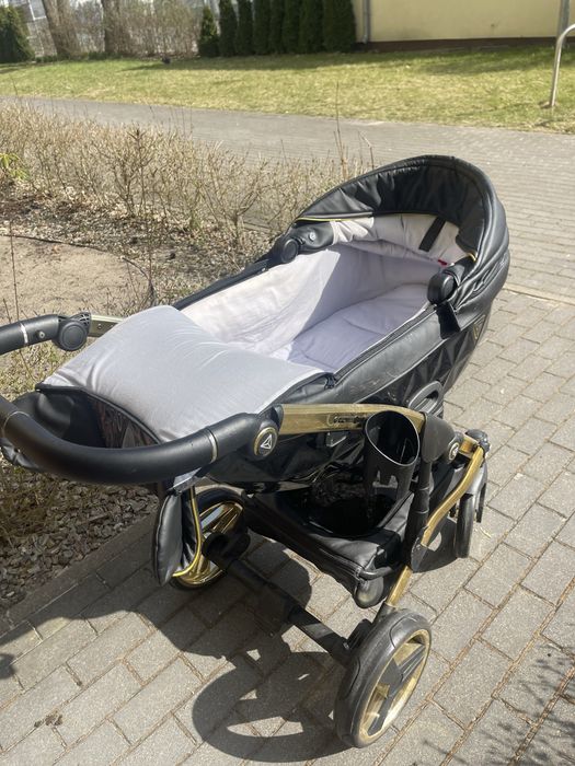 Wózek Junama Diamond skóra 3w1