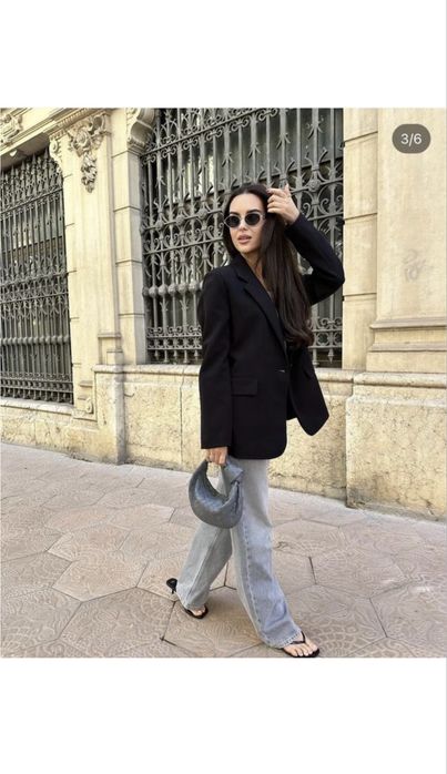 Блейзер Zara xs-s піджак zara чорний