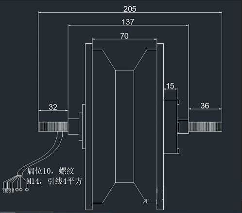 Моторколесо 11" электросамокат  60/72V 2500Вт