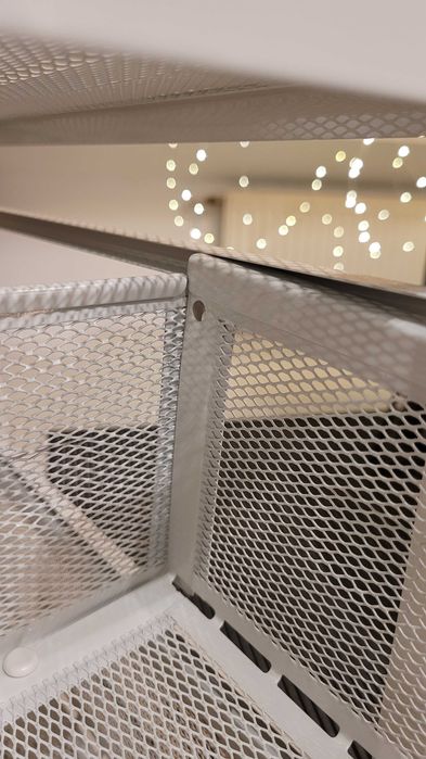 Komoda LENNART Ikea biała stalowa