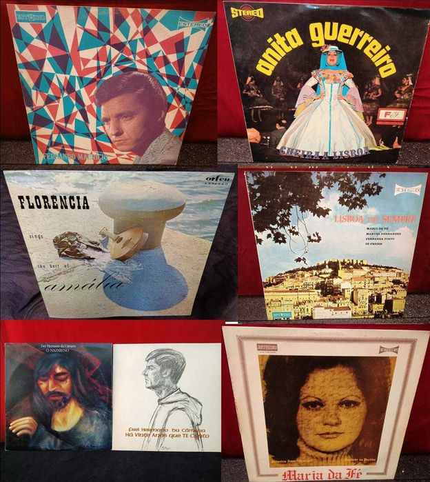 Vinil anos 60 e 70 musica Portuguesa