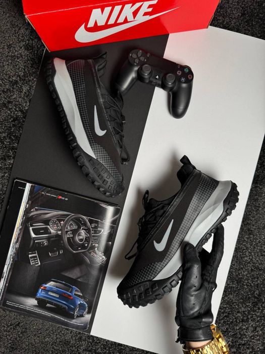 Чоловічі кросівки найк маунтін флай Nike ACG Mountain Fly Low GTX Black Grey [41-46]