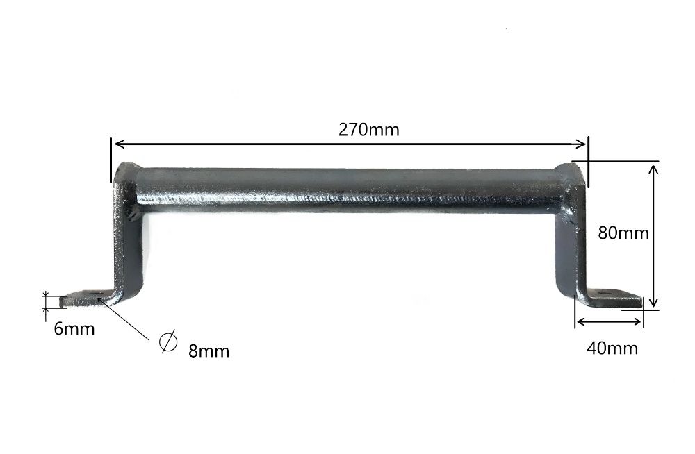 Uchwyt do bramy pochwyt rączka ocynk - DS system