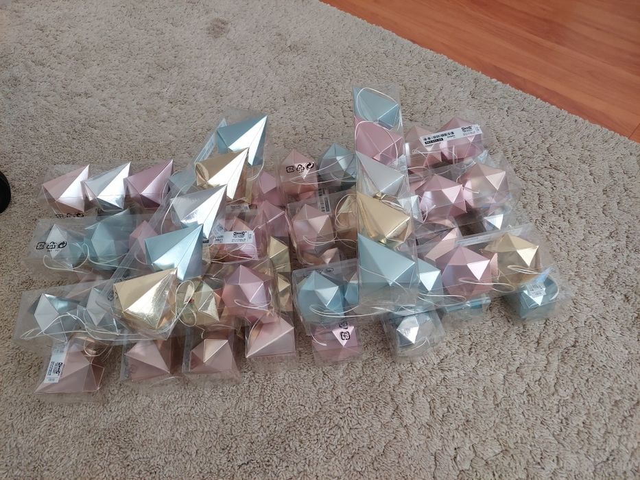 Conjunto de 80 enfeites de Natal IKEA novos!