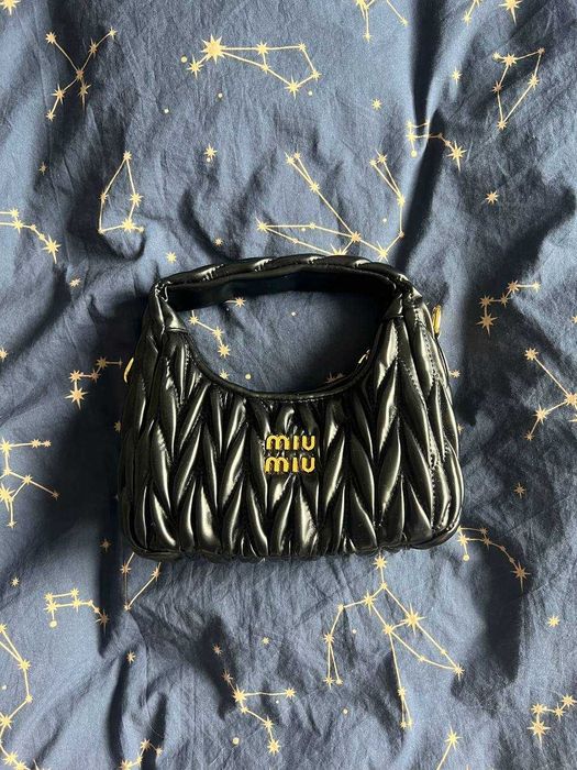 Miu Miu Wander czarna mini torebka mini-bag nowa