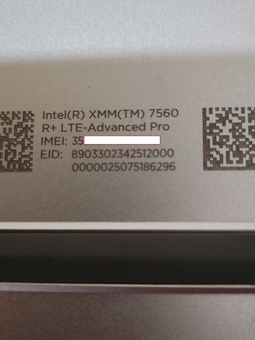 модем LTE 5G Intel 7560 R+ Adv Pro WWAN 5R8X8AA HP Fibocom L860-GL-16 до 1.0Gbit