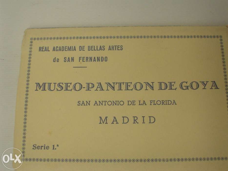 Livro Real academia de bellas artes de San Fernando - primeira serie -