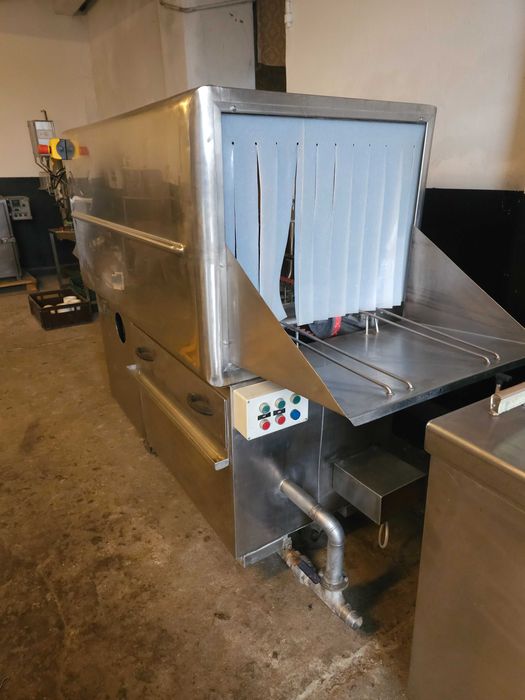 Myjnia,myjka tunelowa do pojemników E2, elektryczna 230 cm NIERDZEWNA