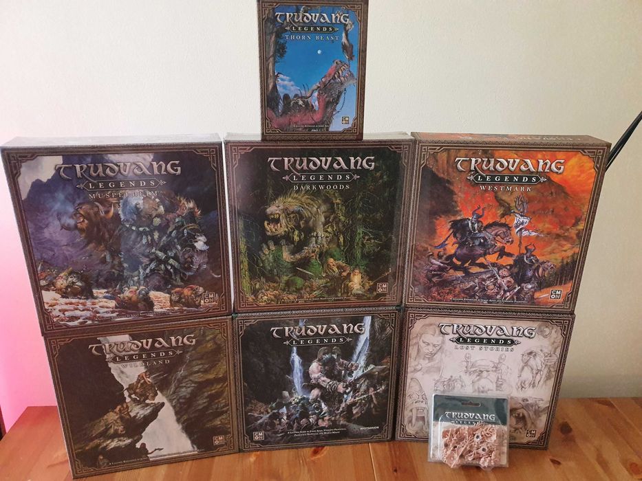 Trudvang: Legends - gra planszowa (ENG) - pełen zestaw z figurkami