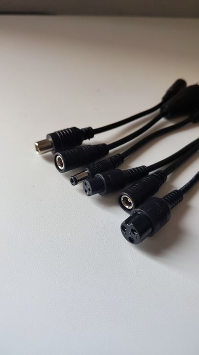 Adaptadores de Conectores de Alimentação DC - Macho e Fêmea (Plug P4,