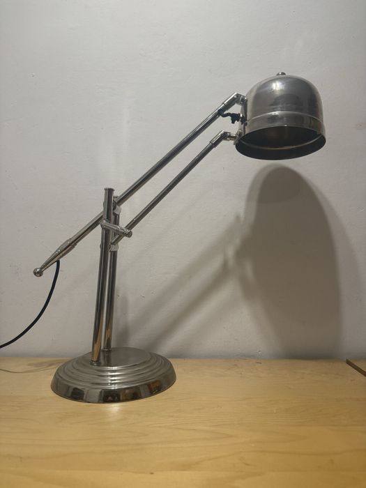 Luminária vintage, cromada