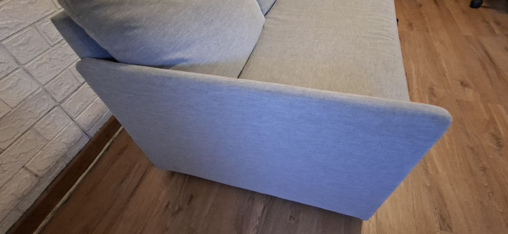Sofá-cama Ikea Knisa Cinza Claro