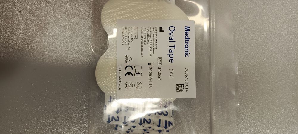 Plastry Gurdian Medtronic Oval Tape 10 szt