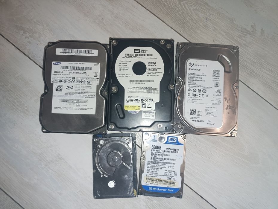 Вінчестер hdd 80 200 300 500  1000 gb
