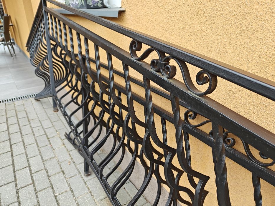 Balustrada schodowa stalowa 3 elementy