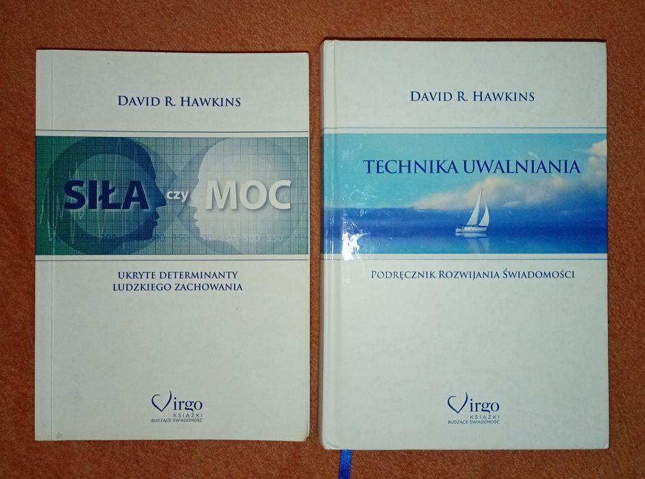 Zestaw 2 książek David R. Hawkinsa "Technika Uwalniania" i "Siła czy Moc"