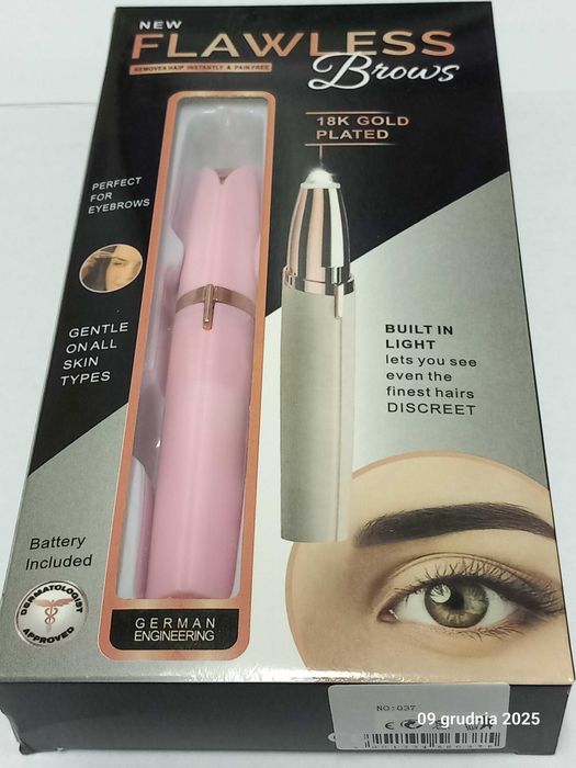 Trymer depilator damski do nosa brwi twarzy i uszu golarka damska