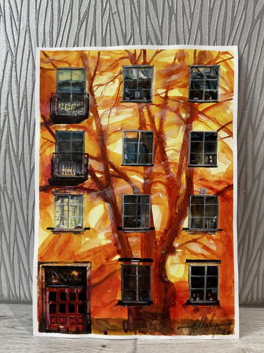 Obraz akwarela bez ramki