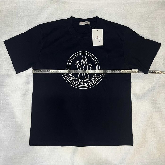 T-shirt Moncler Logo – Preta (Nova com etiqueta)