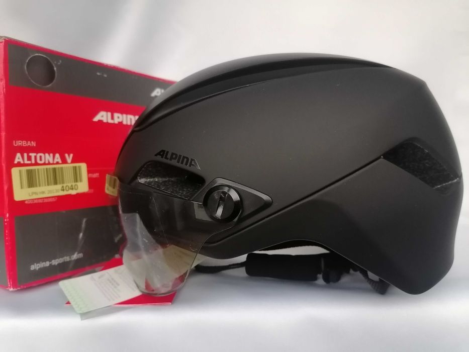 Kask rowerowy Alpina Altona V Vario Black Stealth M 52-57cm