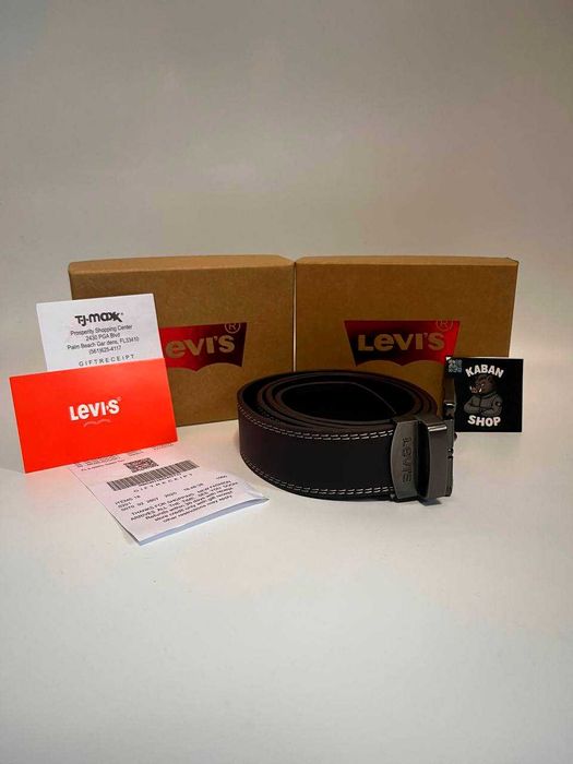Ремінь чоловічий Levi’s/ Подарунковий набір / РОЗПРОДАЖ