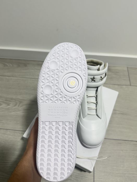 обувь Maison Margiela Future Silver Star White Shoes