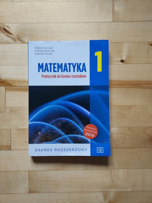 Matematyka 1 podręcznik Kurczab rozszerzony