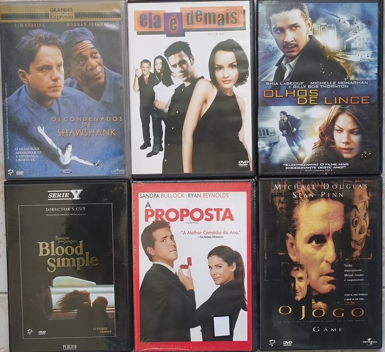 DVD - Filmes (usados e embalados)