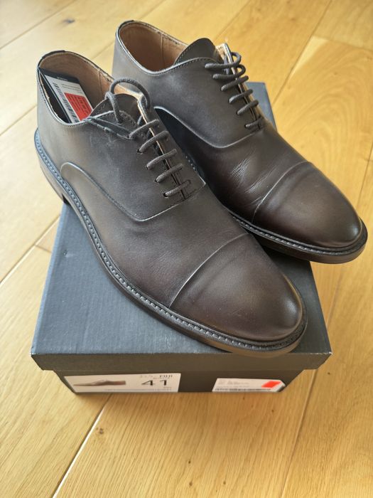 Eleganckie skórzane buty męskie typu derby r. 41 Vistula Nowe