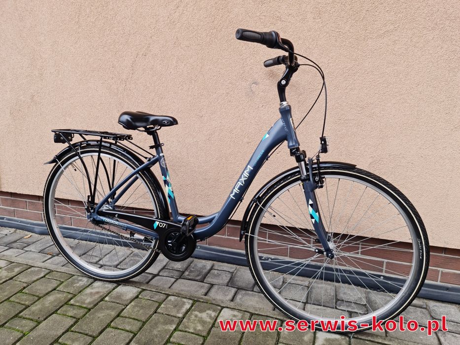 Rower damski miejski MAXIM koła 28 SHIMANO NEXUS okazja aluminium