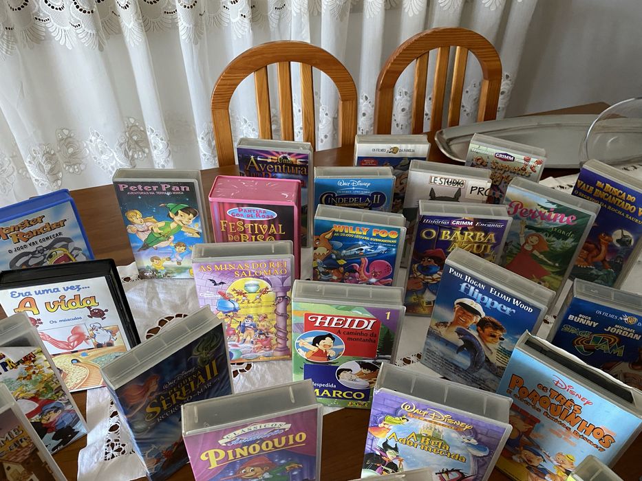 Coleção antiga VHS