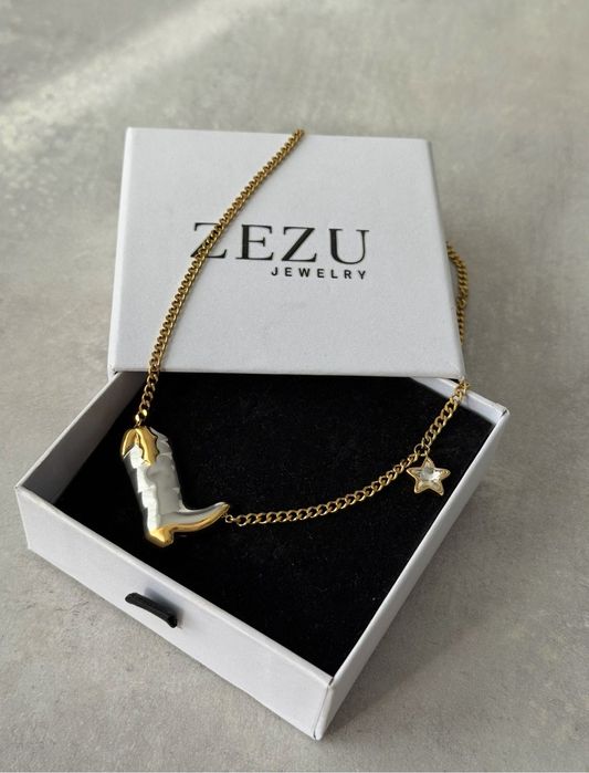 Naszyjnik kowbojski but Kowbojki western rodeo