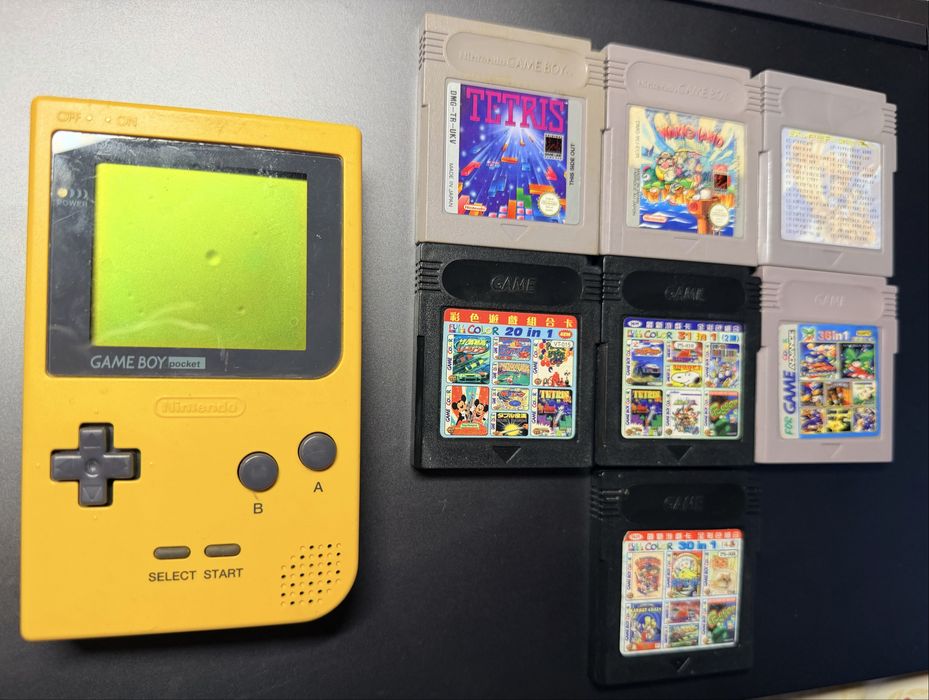 Game Boy pocket Nintendo plus gry Zelda Mario