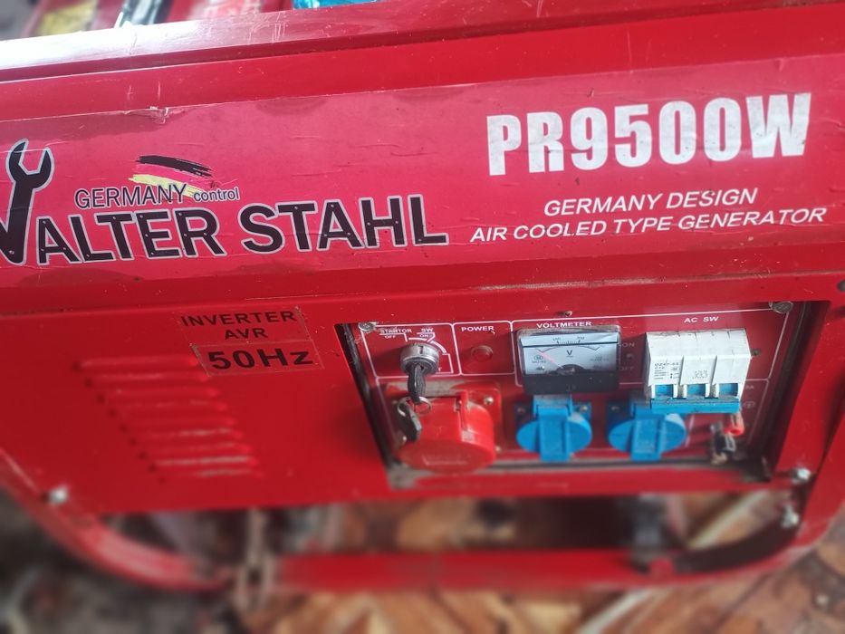 Продам генератор бензиновый Walter stahl PR 9500W Германия