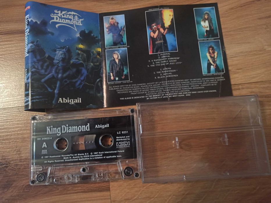 Kaseta magnetofonowa King Diamond- Abigail