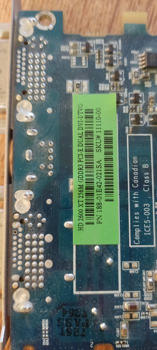 Відеокарта Sapphire HD 2600 XT